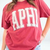 Alpha Phi Varsity Puff Sorority Tee