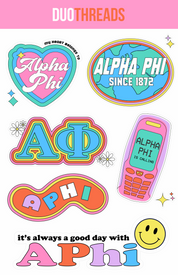 Sorority Y2K Sticker Sheet