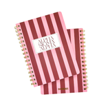 Alpha Sigma Alpha Stripe Sorority Notebook