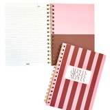 Alpha Sigma Alpha Stripe Sorority Notebook