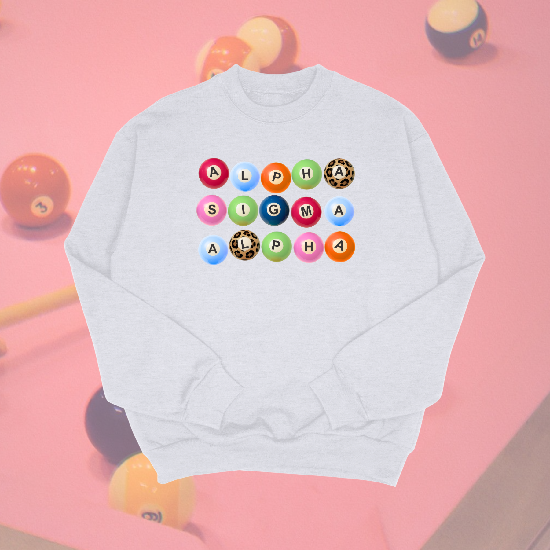 Alpha Sigma Alpha On Cue Sorority Sweatshirt