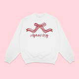 Alpha Sigma Alpha Coquette Crewneck