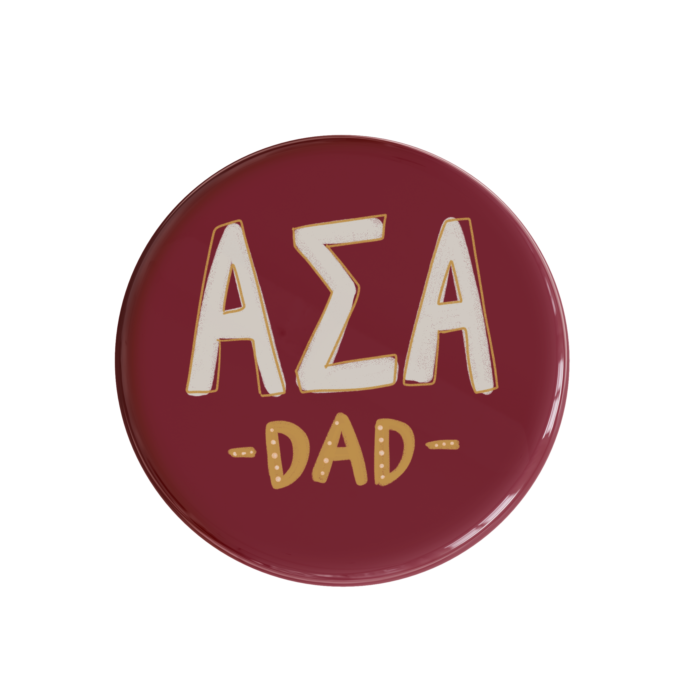 Classic Sorority Dad Gameday Button (Includes One)