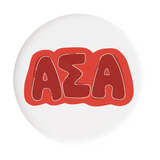 Alpha Sigma Alpha Bubbly Sorority Button