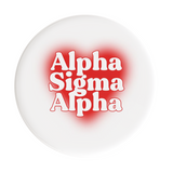 Alpha Sigma Alpha Big Heart Sorority Button
