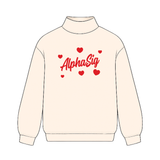 Alpha Sigma Alpha Sweetie Sorority Mock Neck and Shorts