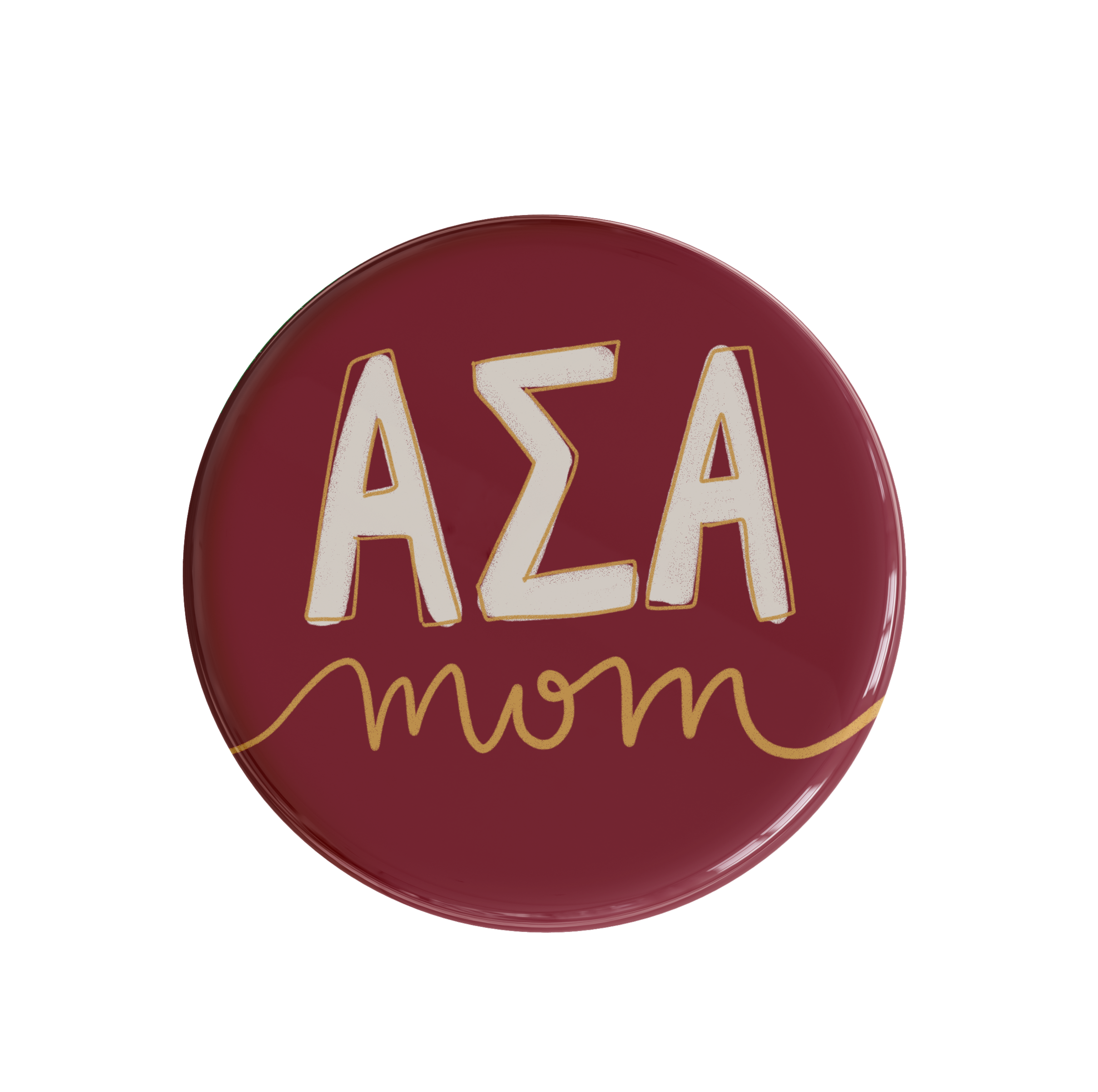 Classic Sorority Mom Gameday Button (Includes One)