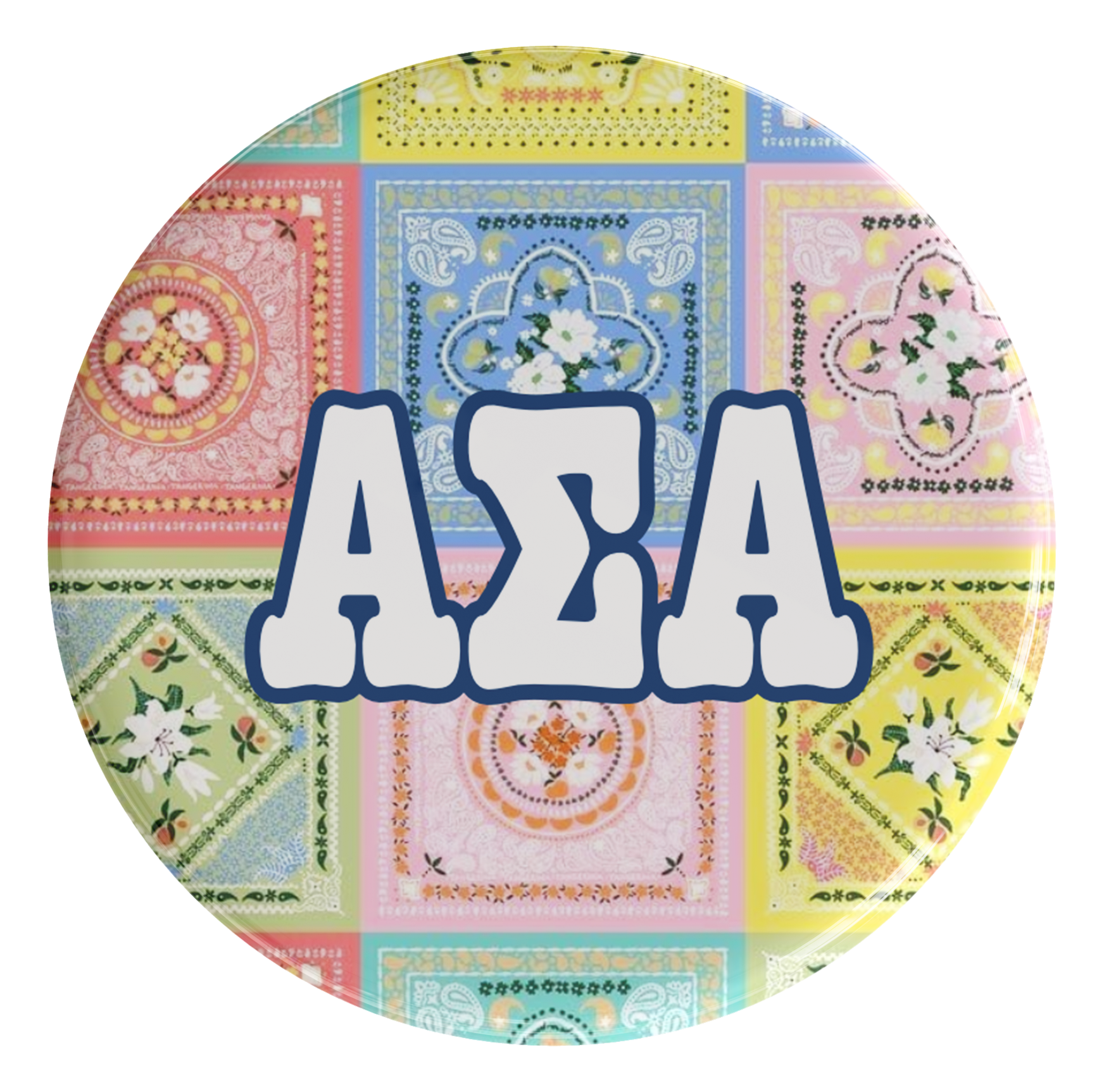 Alpha Sigma Alpha Summer Days Sorority Button