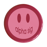 Alpha Sigma Alpha Smile Sorority Button