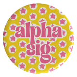 Alpha Sigma Alpha Starlight Sorority Button