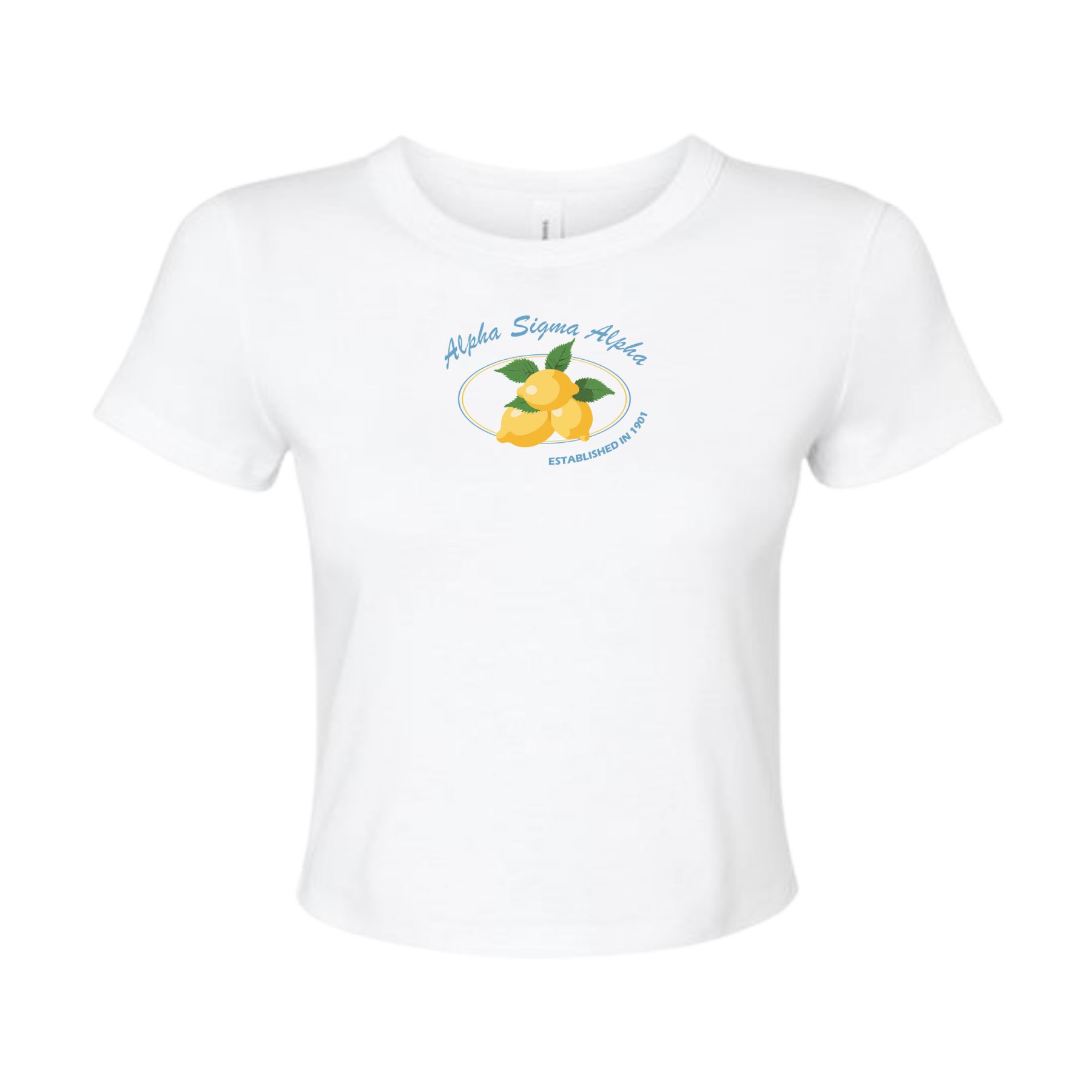 Alpha Sigma Alpha Sorority Main Squeeze Baby Tee