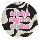Alpha Sigma Alpha Deja Vu Sorority Button