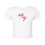 Alpha Sigma Alpha Flirty Sorority Baby Tee