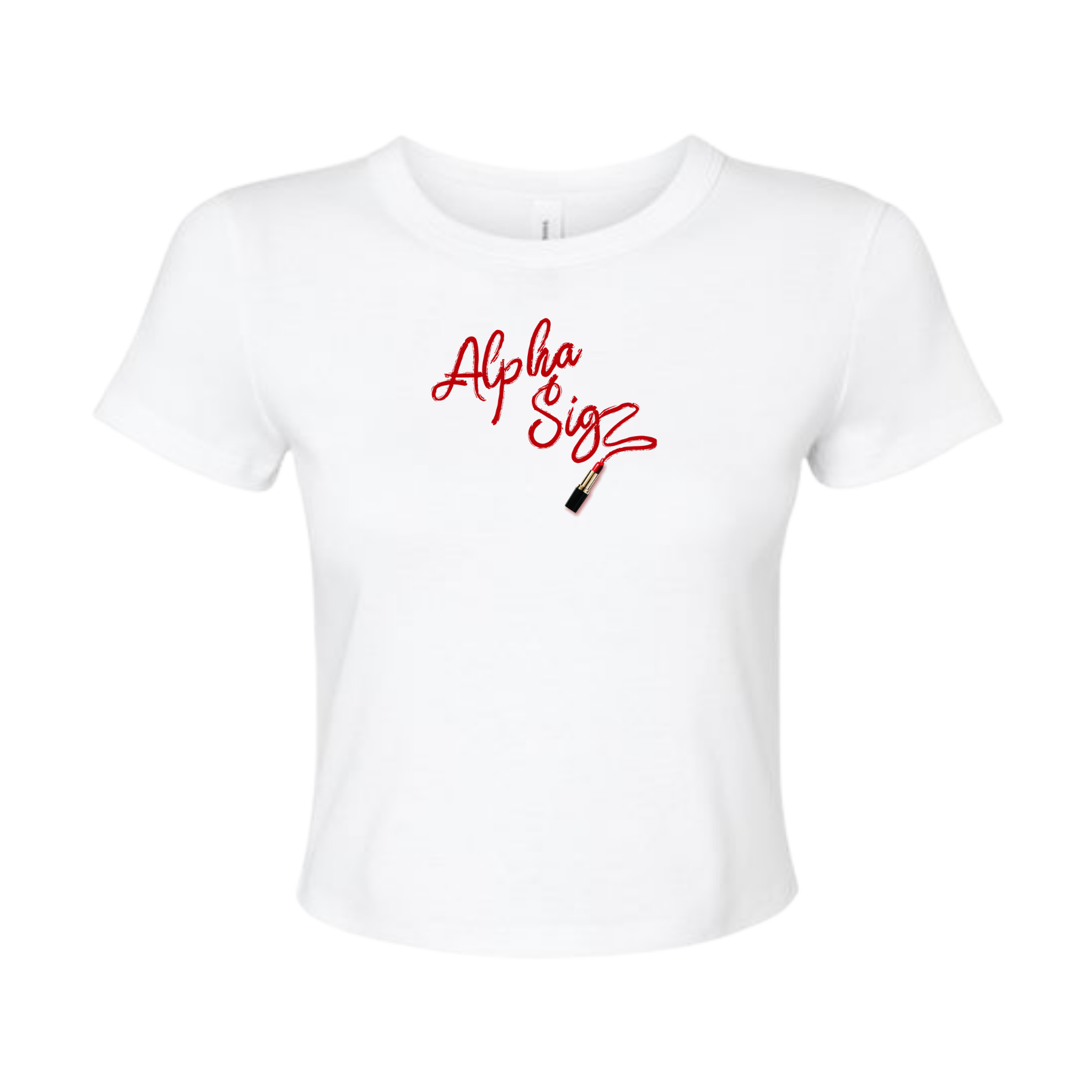 Alpha Sigma Alpha Flirty Sorority Baby Tee