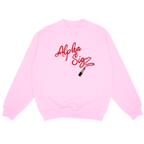 Alpha Sigma Alpha Flirty Sorority Crewneck Sweatshirt