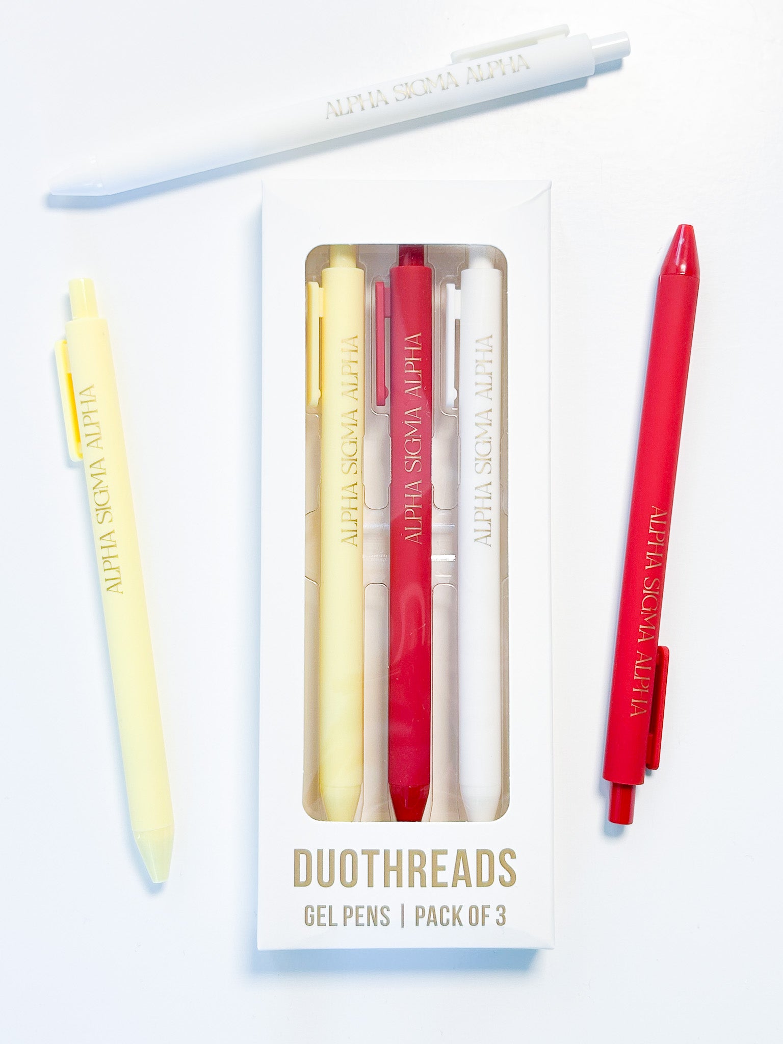Alpha Sigma Alpha Lettered Luxe Sorority Pens