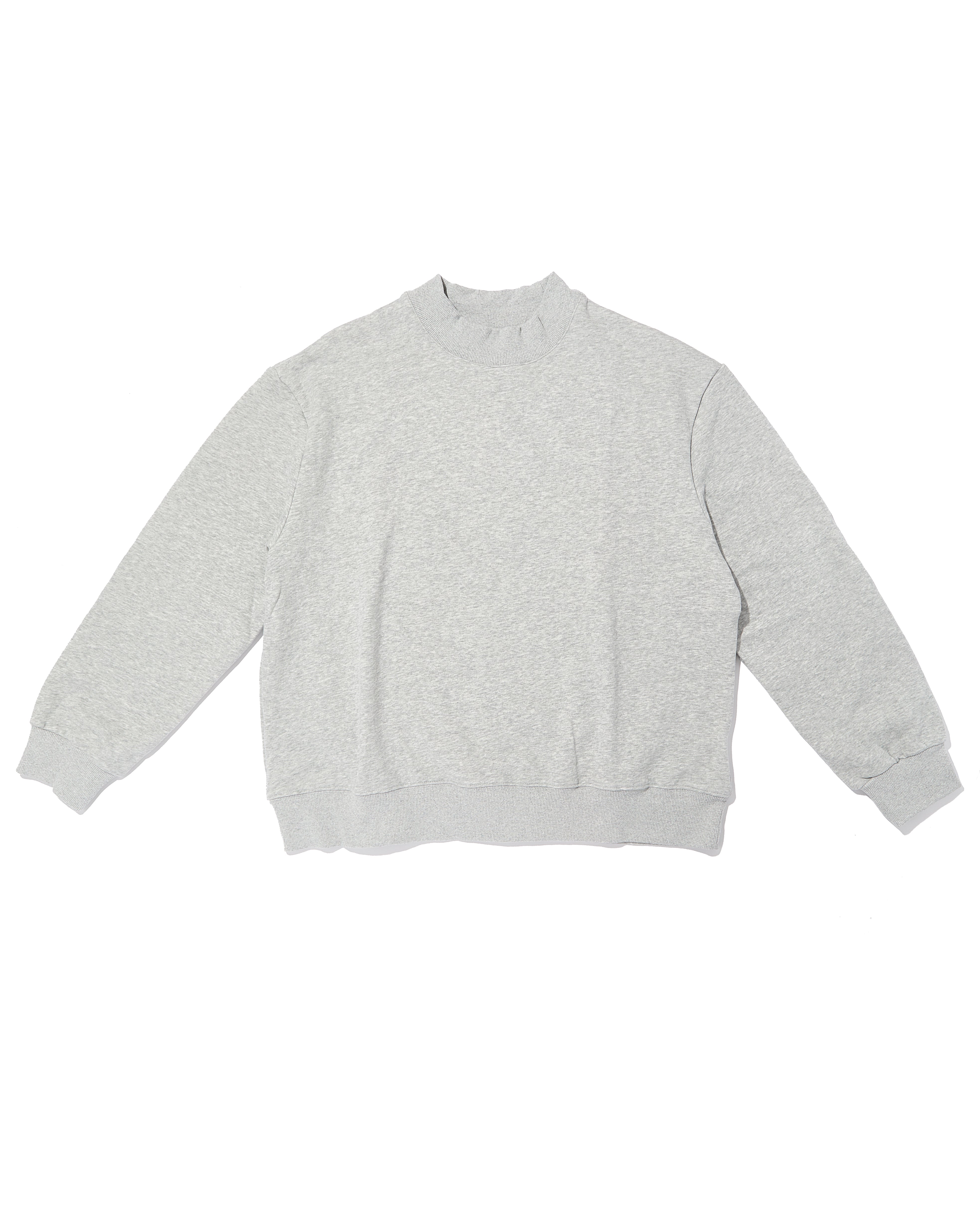 ash mock neck flat lay