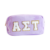 Chenille Sorority Cosmetic Bag