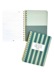 Alpha Sigma Tau Stripe Sorority Notebook