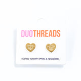 Sorority Heart Earrings