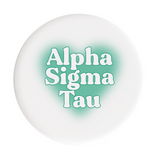 Alpha Sigma Tau Big Heart Sorority Button