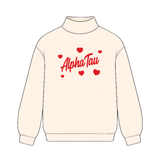 Alpha Sigma Tau Sweetie Sorority Mock Neck and Shorts