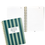 Alpha Sigma Tau Stripe Sorority Notebook