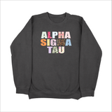 Alpha Sigma Tau Scrapbook Sorority Sweatshirt