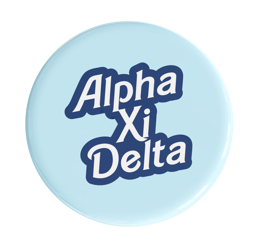 Alpha Xi Delta Dreamhouse Sorority Button