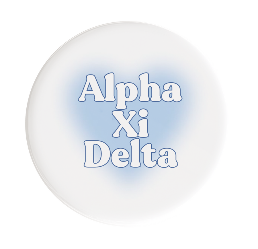 Alpha Xi Delta Big Heart Sorority Button