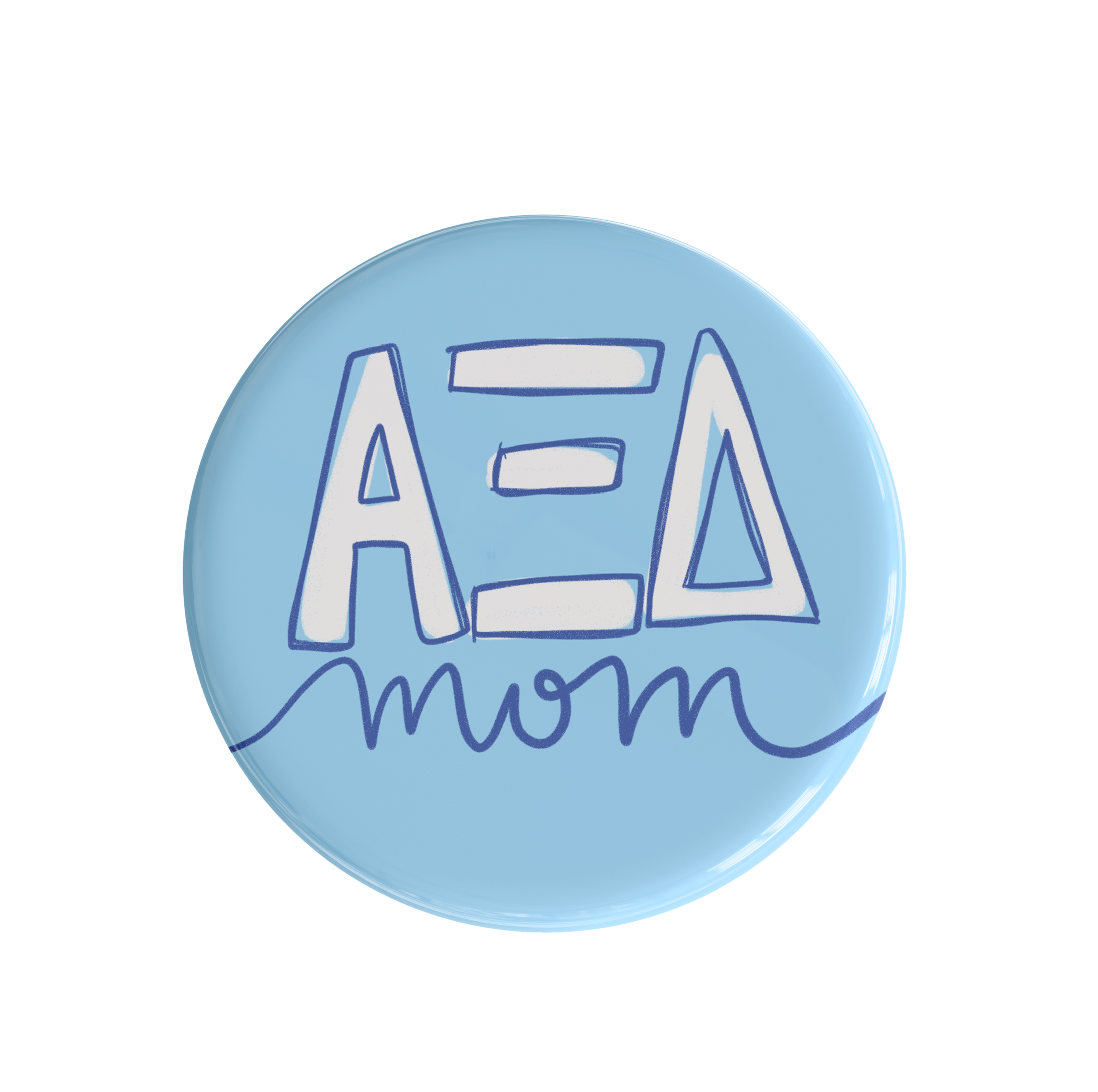 Classic Sorority Mom Gameday Button (Includes One)