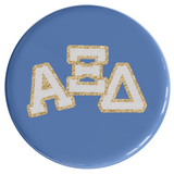 Alpha Xi Delta Varsity Letter Sorority Button