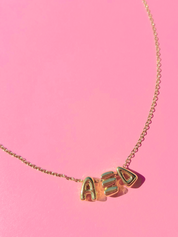 Alpha Xi Delta Bubble Necklace