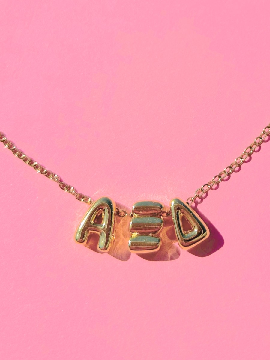 Alpha Xi Delta Bubble Necklace