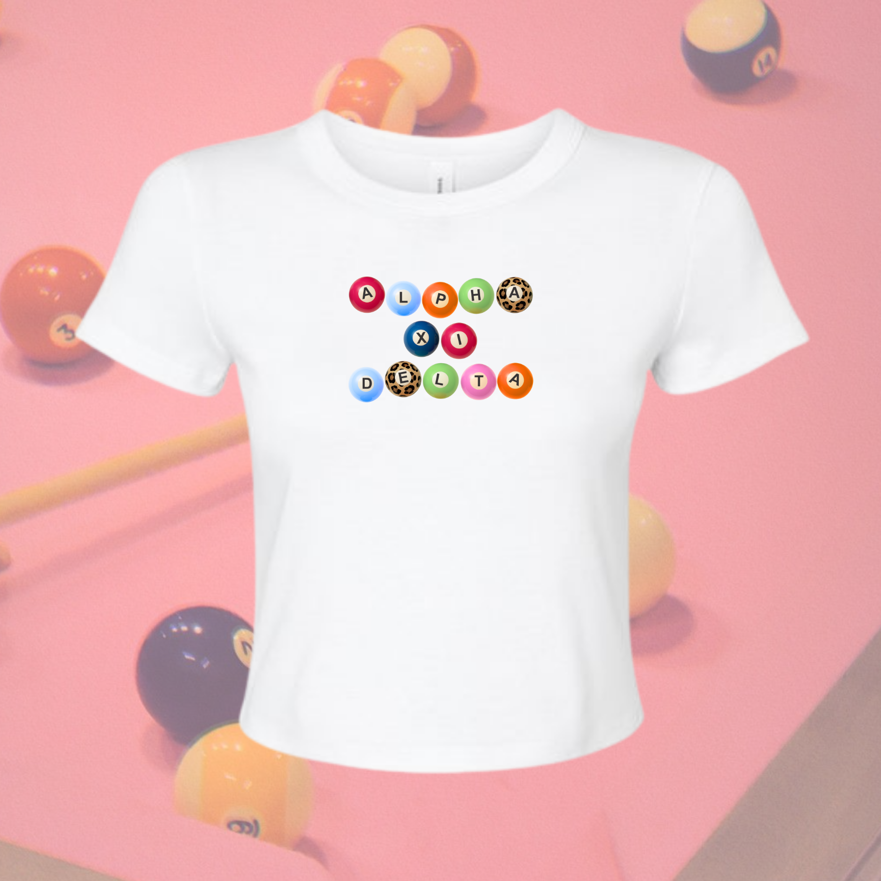 Alpha Xi Delta On Cue Sorority Baby Tee