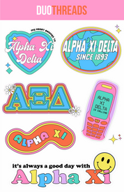 Sorority Y2K Sticker Sheet