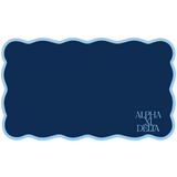 Alpha Xi Delta Scalloped Sorority Desk Mat