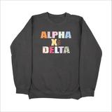Alpha Xi Delta Scrapbook Sorority Sweatshirt