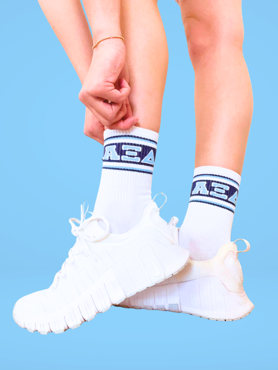 Alpha Xi Delta Socks