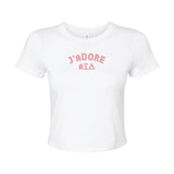 Alpha Xi Delta J'Adore Sorority Baby Tee