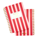 Alpha Chi Omega Stripe Sorority Notebook