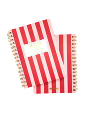 Alpha Chi Omega Stripe Sorority Notebook