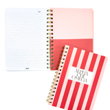 Alpha Chi Omega Stripe Sorority Notebook