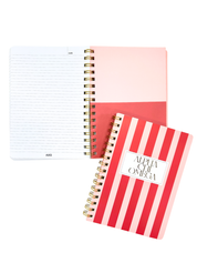 Alpha Chi Omega Stripe Sorority Notebook