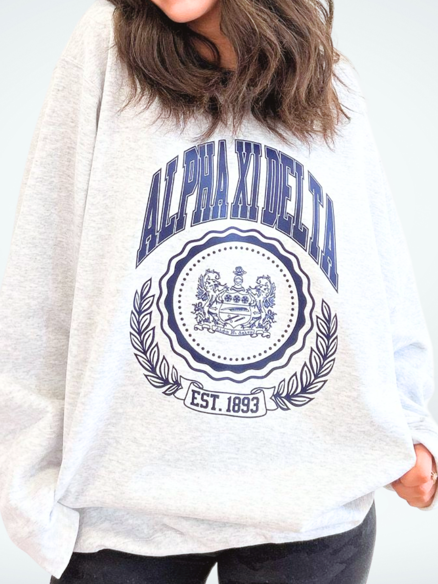 Alpha Xi Delta Ivy League Crewneck