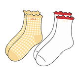 Gingham and Grace Sorority Socks