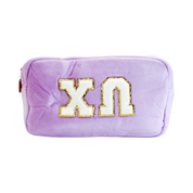 Chenille Sorority Cosmetic Bag