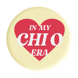 Chi Omega In My Era Sorority Button