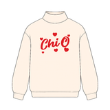 Chi Omega Sweetie Sorority Mock Neck and Shorts