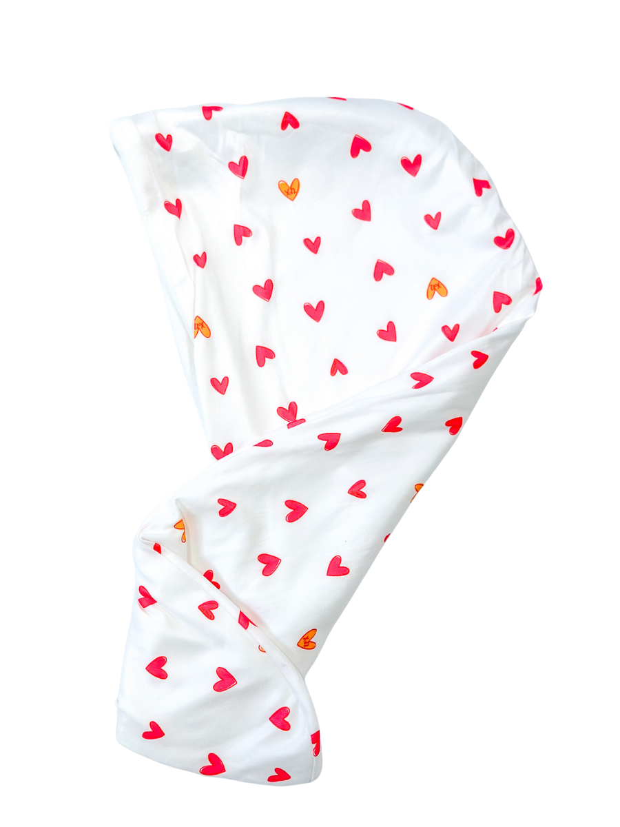 Chi Omega Love Letters Sorority Towel Hair Wrap